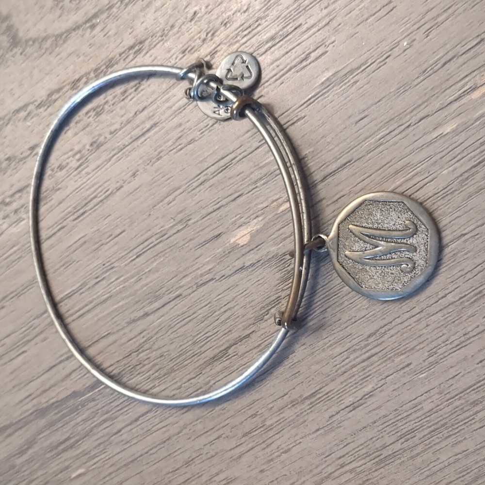 Alex and Ani "M" bangle bracelet
